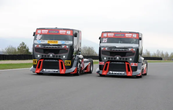 Race, renault trucks, renault premium, truck racing