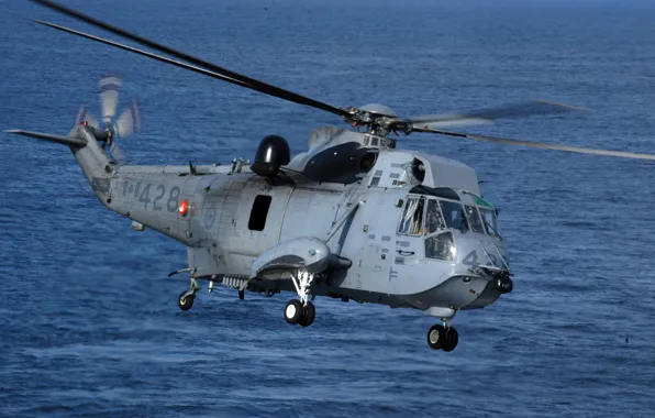 Картинка океан, вертолет, Sikorsky, Aero, Engineering Corporation, CH-124 Sea King