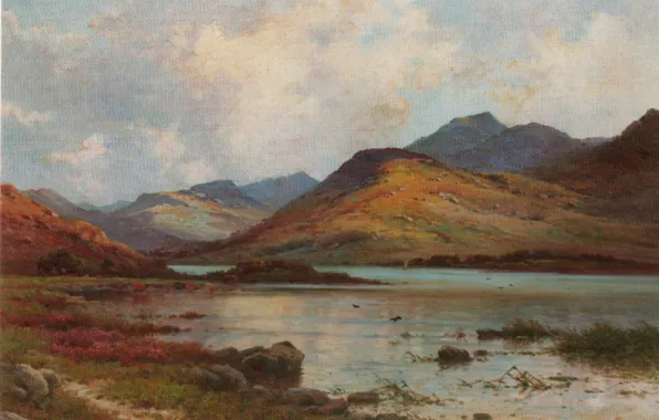 Картинка BREANSKI, LOCH QUOICH, EVENING, INVERNESS