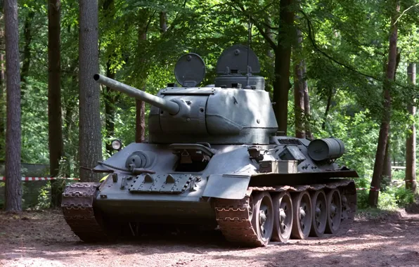 Картинка танк, музей, Нидерланды, советский, средний, Т-34-85, периода Великой отечественной войны, Liberty Park