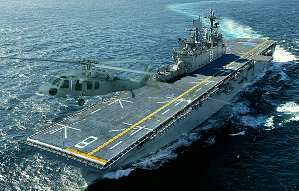 Корабль, ВМС США, USS Makin Island, универсальный десантный