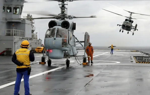 Картинка ВМФ России, Ка-27, Ка-29, палубные вертолёты
