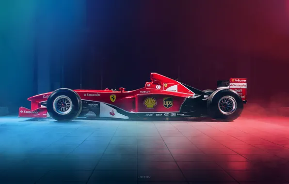 Картинка Формула 1, Ferrari, Гонки, Фотошоп, Scuderia, Фотография, F399