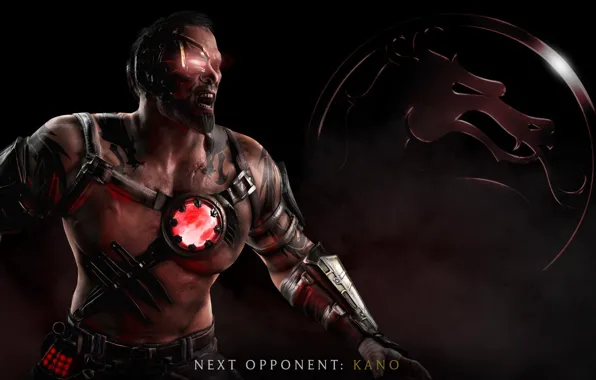 Картинка Kano, Mortal Kombat X, Мортал Комбат 10, Кано