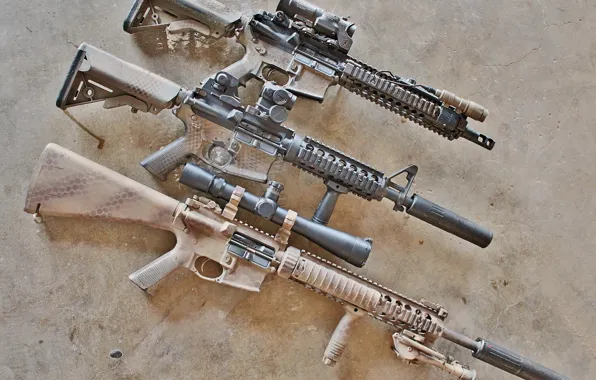 Картинка оружие, винтовки, AR-15, штурмовые