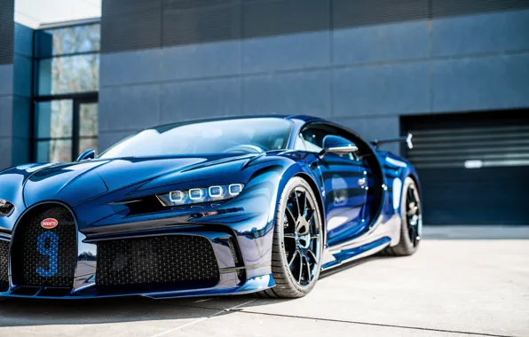 Картинка синий, Bugatti, бугатти, гиперкар, Chiron, Bugatti Chiron Pur Sport