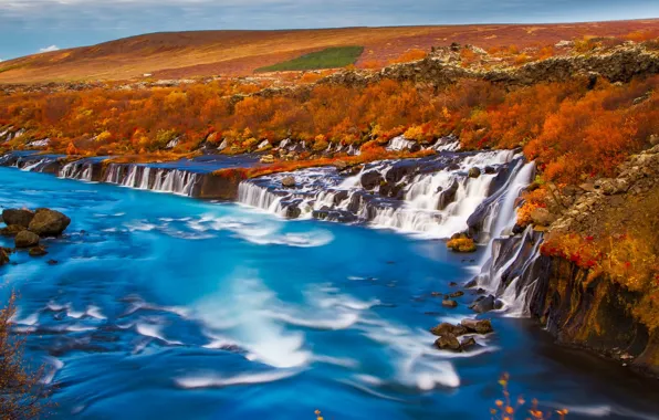 Картинка nature, autumn, lake, geysers