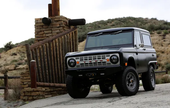 Картинка чёрный, Ford, 2012, Bronco, ICON BR