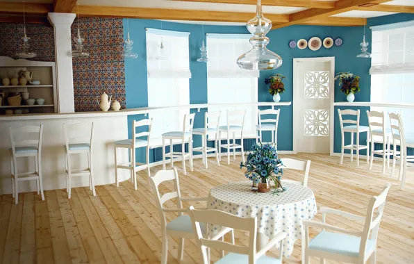 Design, style, comfort, interior, cafes