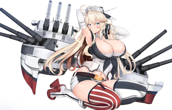 Kawaii, gun, hot, sexy, weapon, nipples, boobs, breast