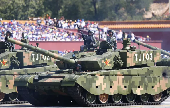 Soldiers, military, tanks, Chinese, type99a