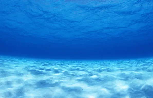 Картинка синий, Вода, дно