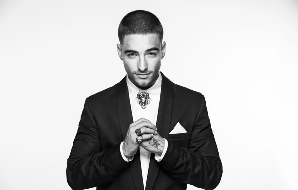 Фото, руки, черно-белое, мужчина, Juan Luis Arias, Maluma