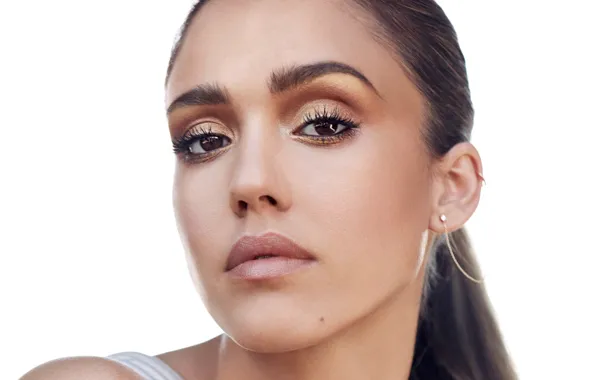 Картинка Jessica Alba, модель, глаза, лицо, красавица, девушка, взгляд