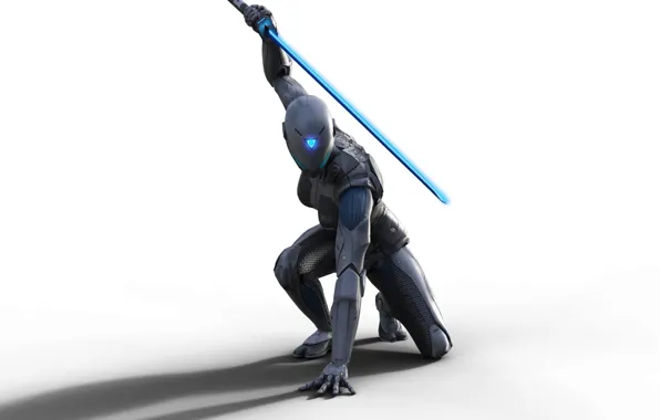 Sword, game, robot, armor, ken, blade, ninja, cyborg