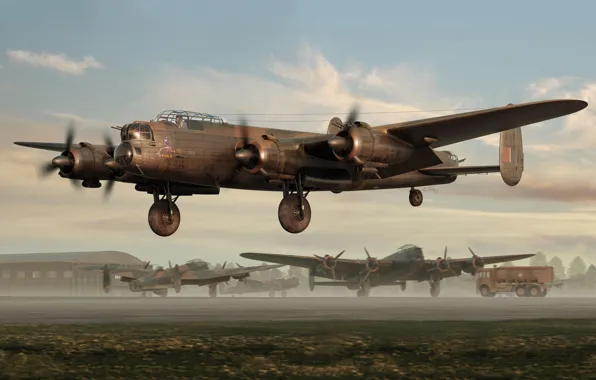 Великобритания, Lancaster, Тяжелый бомбардировщик, Avro 683 Lancaster B.II