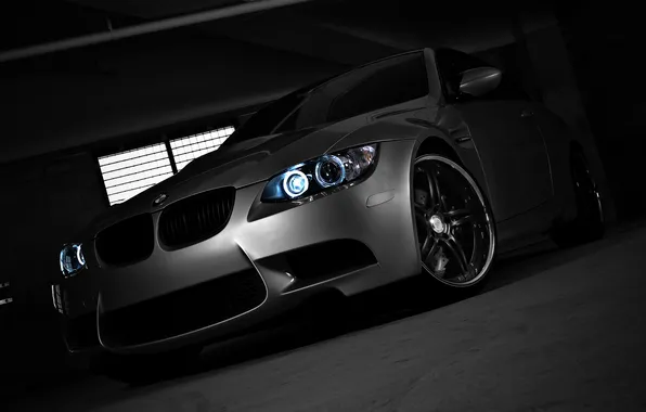 Картинка бмв, тень, серебристый, BMW, silvery