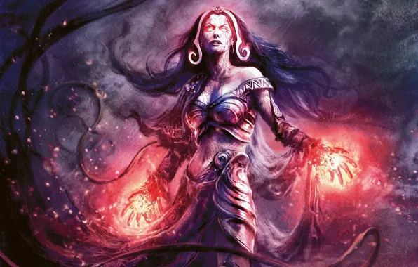 Маг, Magic The Gathering, Planeswalker, Лилиана Весс, Liliana Vess