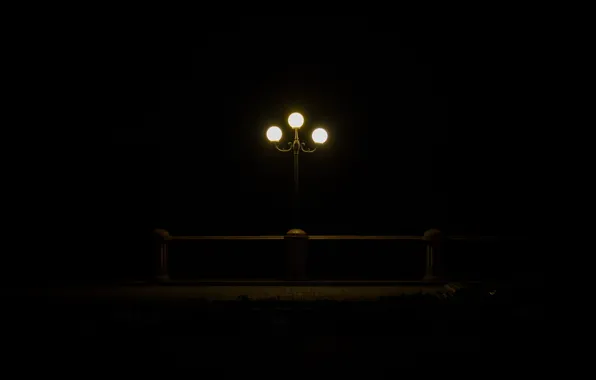 Свет, ночь, улица, минимализм, фонарь, minimalism, night, lamp
