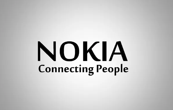 White, Black, Nokia, Minimalism, Lettering