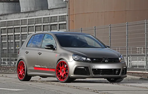 Volkswagen, Red, Golf, Wheels, Schwabenfolia