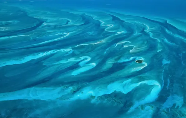 Картинка вода, океан, голубой, остров, retina, 10.8, OSX, аэрофото