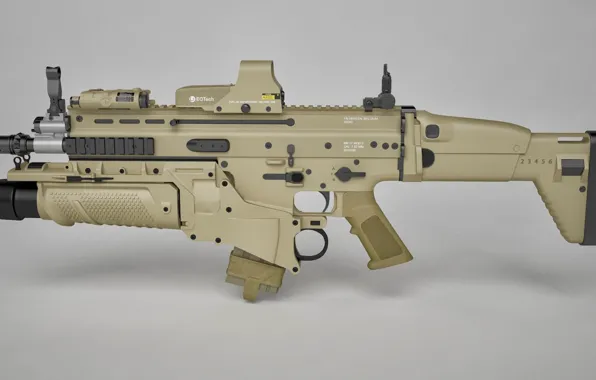 Gun, weapon, rifle, assault rifle, FN Scar, ordnance, FN Herstal Belgium, cal 7.62