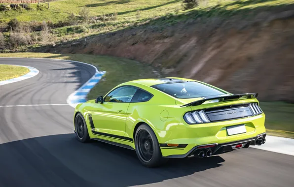 Скорость, Mustang, Ford, гоночный трек, AU-spec, R-Spec, 2019, Australia version