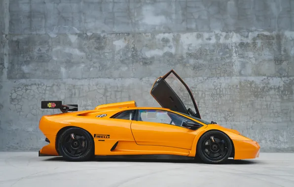 Картинка Lamborghini, вид сбоку, Diablo, Lamborghini Diablo GT2