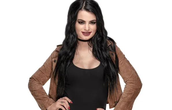 Поза, макияж, куртка, рестлер, hair, WWE, Paige, Пэйдж