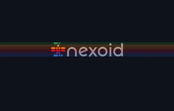 Rainbow, logo, retro, nexoid