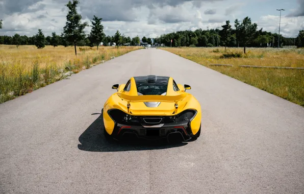 McLaren, McLaren P1, P1, rear wing