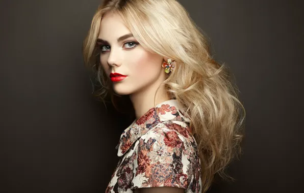 Картинка макияж, прелесть, Portrait of beautiful sensual woman with elegant hairstyle