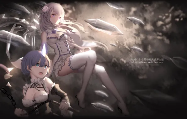 Картинка девушка, аниме, арт, Re: Zero kara Hajimeru Isekai Seikatsu