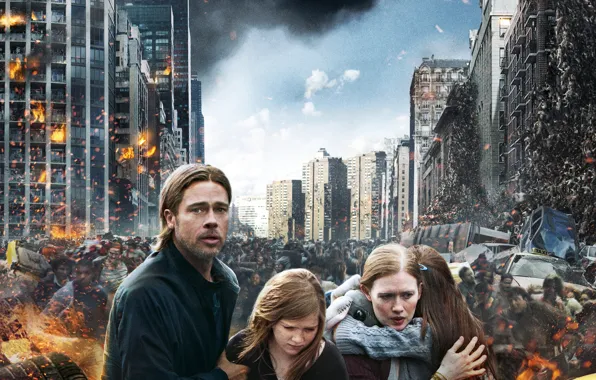 Фантастика, Брэд Питт, Brad Pitt, Война миров Z, World War Z