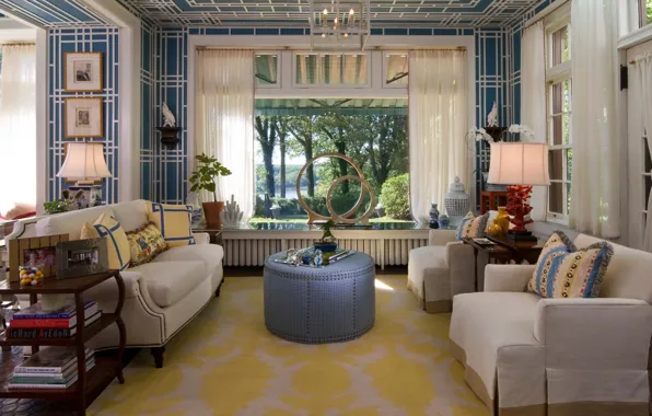 Дизайн, стиль, интерьер, гостиная, Richmond, Ричмонд, Symphony house, by Kathy Morgan