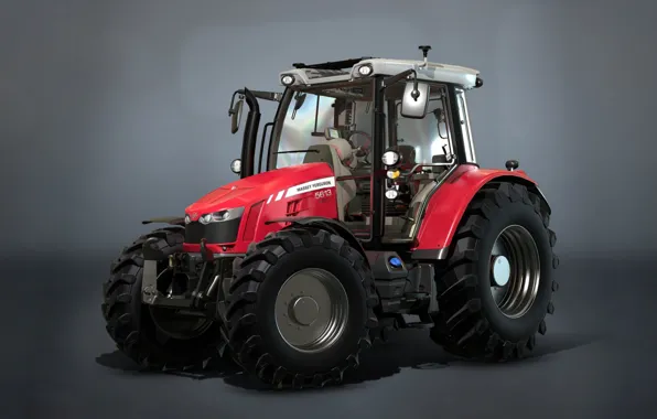 Трактор, Farming Simulator 17, Massey Fergusson MF5600