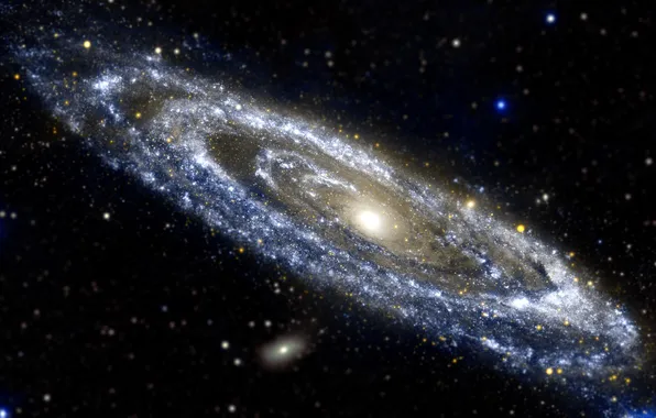Space, stars, galaxy, andromeda
