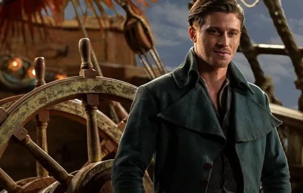 Корабль, штурвал, Гаррет Хедлунд, Garrett Hedlund, Hook, Pan, Пэн: Путешествие в Нетландию