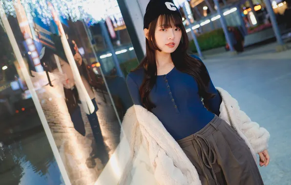 Car, wallpaper, girl, sexy, woman, model, china, asian