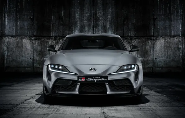 Toyota, вид спереди, Supra, 2019, Toyota GR Supra, GR Supra, A90