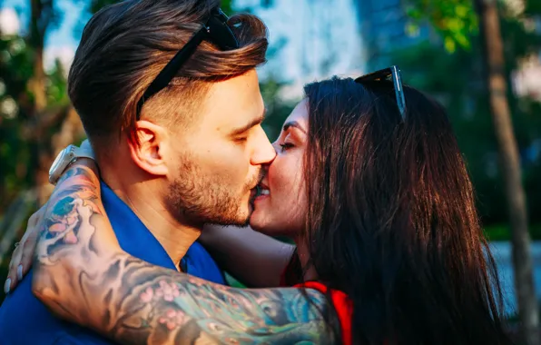 Girl, love, kiss, men, Виталий Мытник
