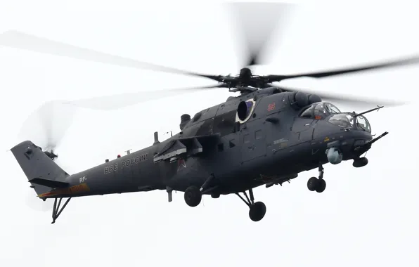 Российский, многоцелевой, Ми-35М, ударный вертолет