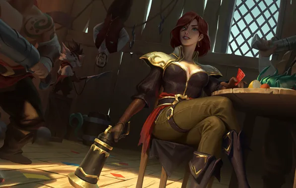 Pirates, League of Legends, Miss Fortune, Game Art, Herbie Wang