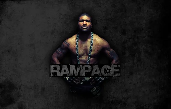 Картинка боец, fighter, мускулы, mma, ufc, голый торс, смешанные боевые искусства, rampage