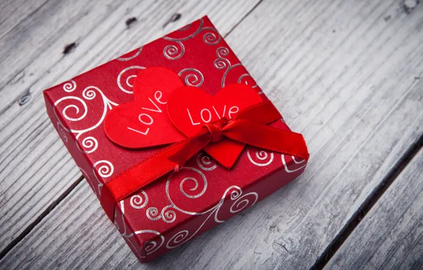 Любовь, подарок, романтика, сердце, love, heart, romantic, Valentine's Day