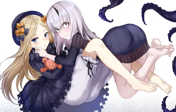 Девочки, аниме, двое, fate/grand order