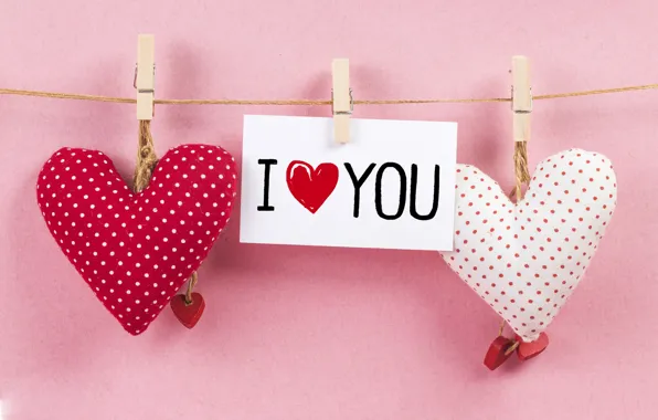 Любовь, сердце, сердечки, red, love, romantic, hearts, valentine's day