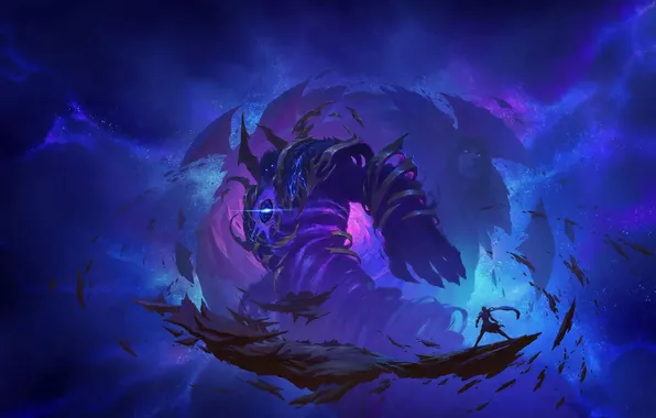 World of Warcraft, бездна, void, abyss, Blizzard Art, The War Within, Alleria Windrunner, Аллерия Ветрокрылая