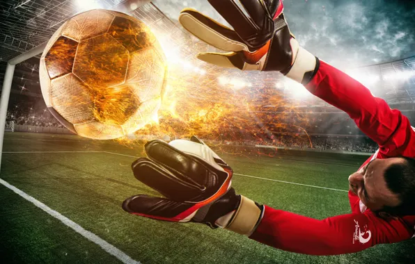 Logo, Amante, Goleiro, Futebol